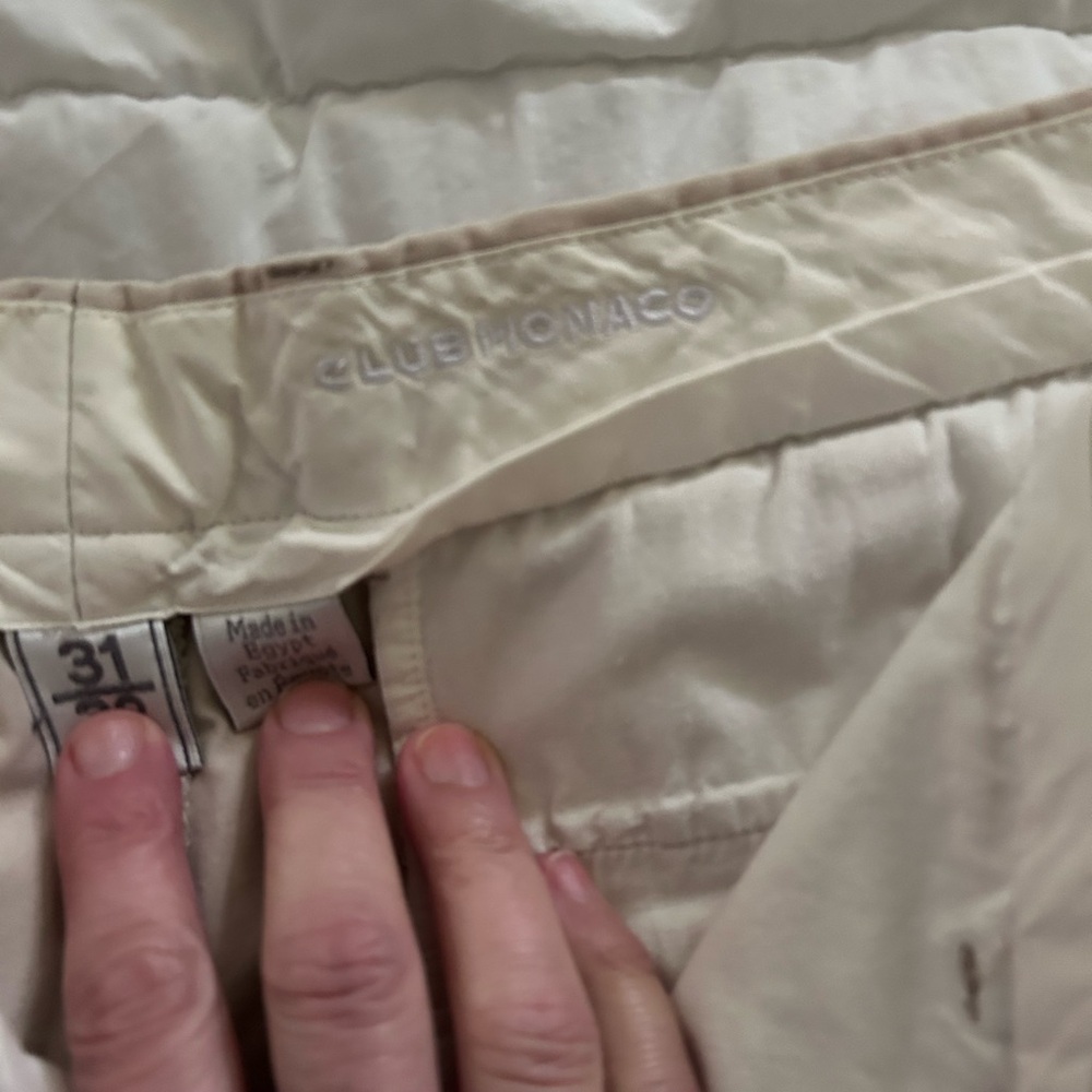 Club Monaco Light Cream Trousers